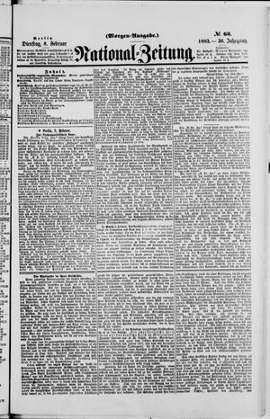 Nationalzeitung vom 06.02.1883