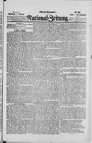 National-Zeitung vom 07.02.1883