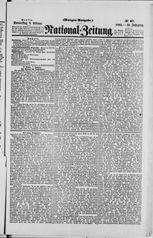 Nationalzeitung vom 08.02.1883