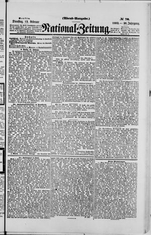 Nationalzeitung on Feb 13, 1883