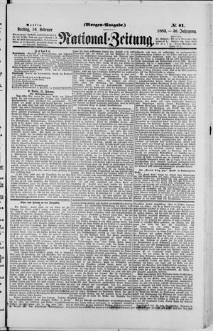 National-Zeitung vom 16.02.1883