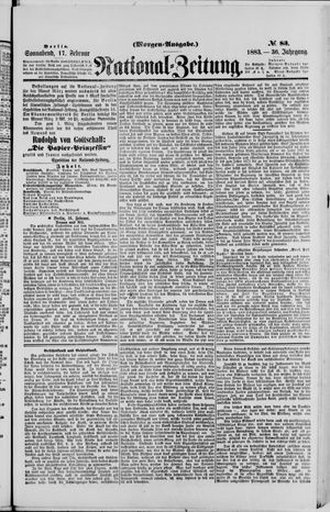 Nationalzeitung on Feb 17, 1883