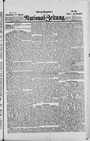 Nationalzeitung on Feb 17, 1883