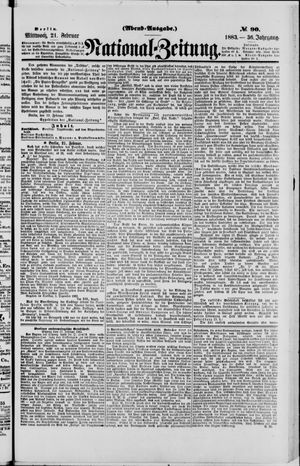 Nationalzeitung vom 21.02.1883