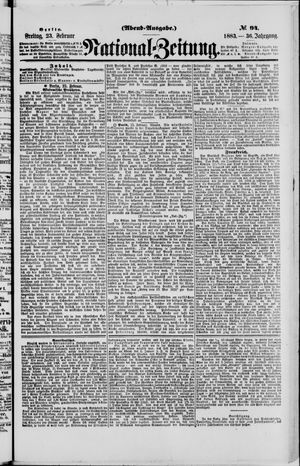 National-Zeitung vom 23.02.1883