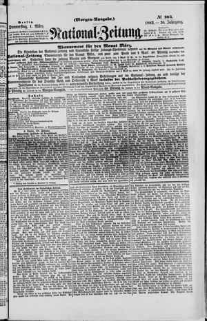 Nationalzeitung vom 01.03.1883