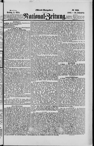 Nationalzeitung vom 02.03.1883