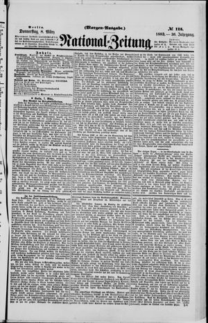 Nationalzeitung on Mar 8, 1883
