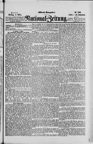 Nationalzeitung vom 09.03.1883