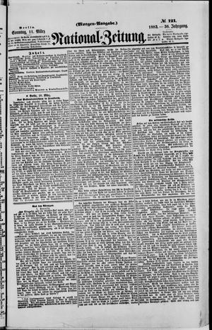 Nationalzeitung on Mar 11, 1883