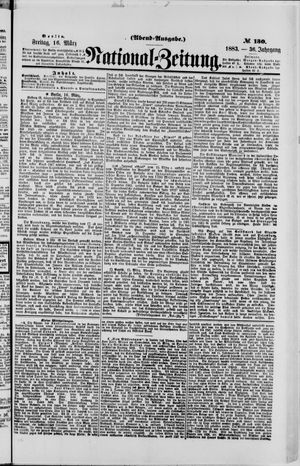 Nationalzeitung vom 16.03.1883