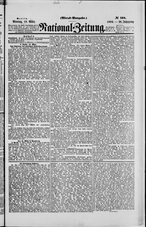 Nationalzeitung vom 19.03.1883
