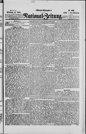 Nationalzeitung on Mar 21, 1883