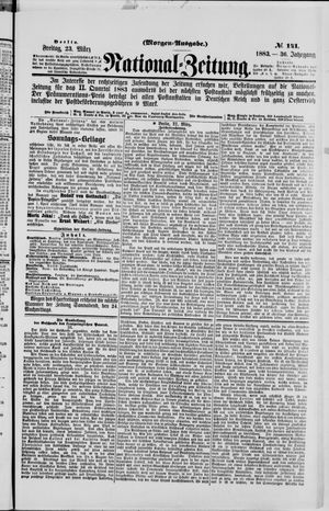 Nationalzeitung vom 23.03.1883