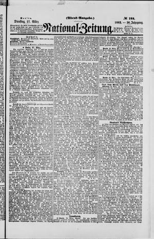Nationalzeitung vom 27.03.1883