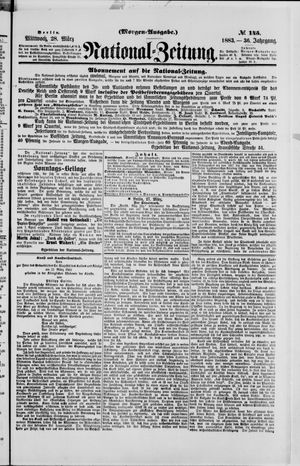 Nationalzeitung vom 28.03.1883