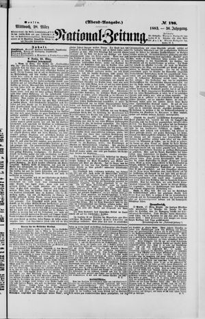 Nationalzeitung on Mar 28, 1883