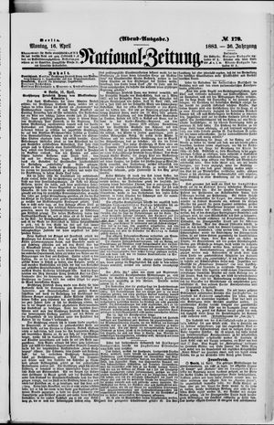 Nationalzeitung on Apr 16, 1883