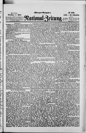 Nationalzeitung vom 17.04.1883