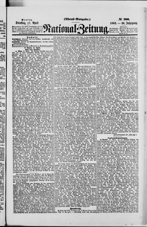 Nationalzeitung vom 17.04.1883