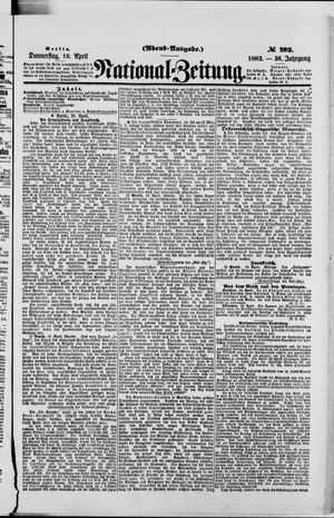 Nationalzeitung vom 19.04.1883