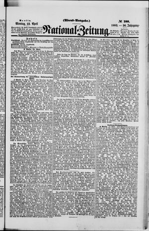 Nationalzeitung vom 23.04.1883