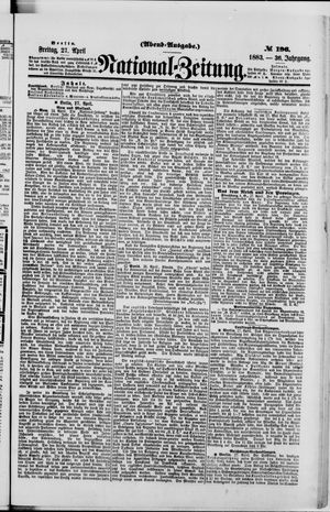 Nationalzeitung on Apr 27, 1883