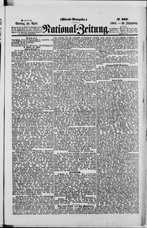 Nationalzeitung on Apr 30, 1883