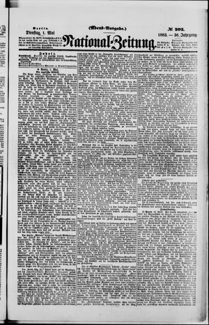 Nationalzeitung vom 01.05.1883