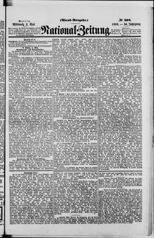 Nationalzeitung on May 2, 1883