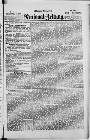 Nationalzeitung on May 3, 1883