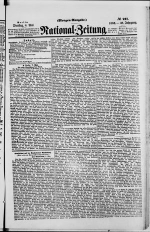 Nationalzeitung on May 8, 1883