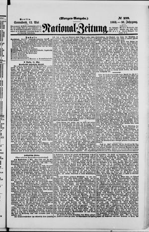 Nationalzeitung vom 12.05.1883