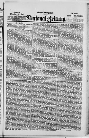 Nationalzeitung vom 15.05.1883