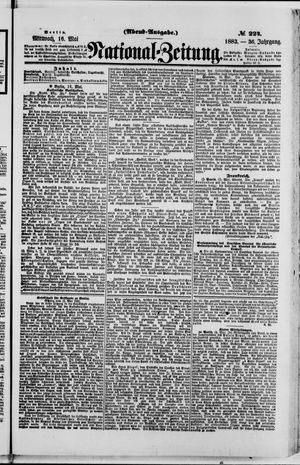 Nationalzeitung on May 16, 1883