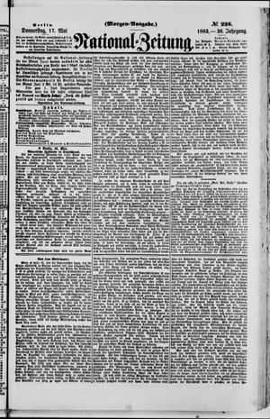 Nationalzeitung on May 17, 1883
