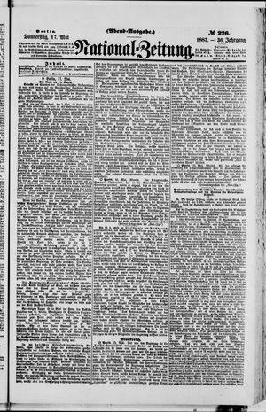 Nationalzeitung on May 17, 1883