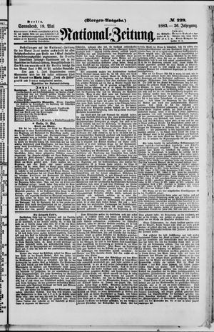 Nationalzeitung vom 19.05.1883