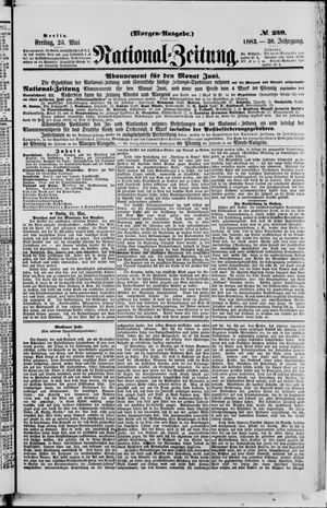 Nationalzeitung vom 25.05.1883