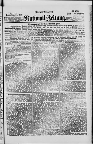 Nationalzeitung vom 31.05.1883