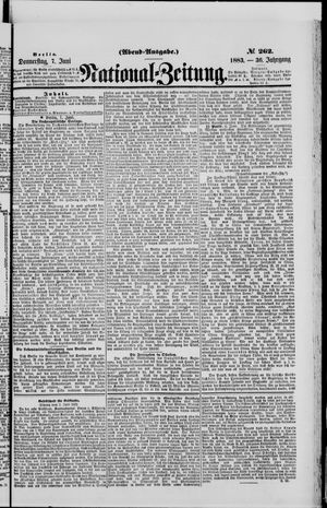 Nationalzeitung vom 07.06.1883
