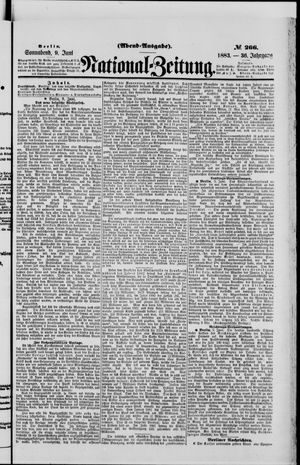National-Zeitung vom 09.06.1883