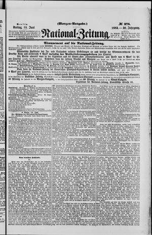 Nationalzeitung vom 15.06.1883