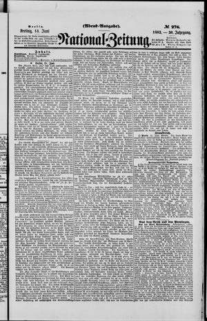 Nationalzeitung on Jun 15, 1883