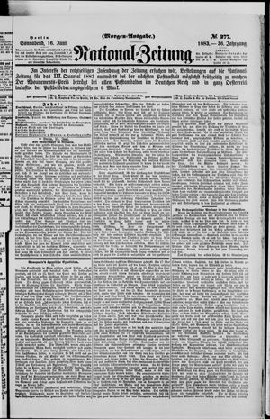 Nationalzeitung vom 16.06.1883
