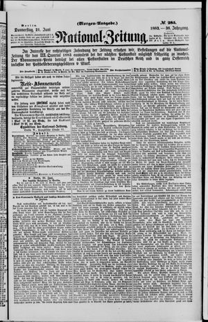Nationalzeitung on Jun 21, 1883