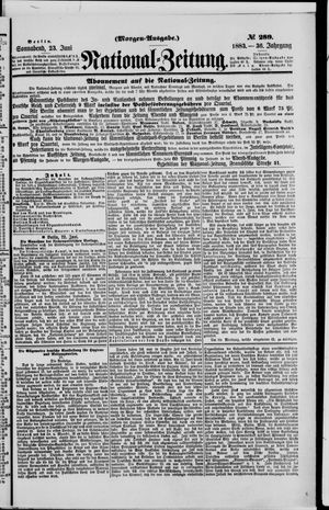 Nationalzeitung vom 23.06.1883