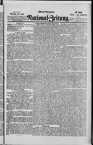 Nationalzeitung vom 25.06.1883