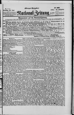 Nationalzeitung on Jun 26, 1883