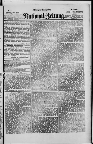 Nationalzeitung vom 29.06.1883